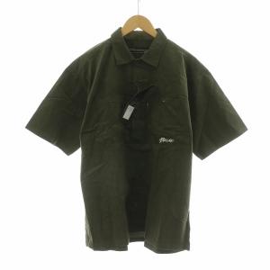 タグ付き CORDUROY HALF SLEEVE SHIRT カジュアルシャツ 半袖 コーデュロイ M