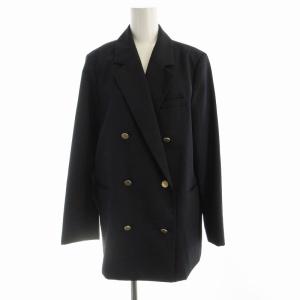 22SS 金釦ダブルブレザー ジャケット アウター 1 紺 ネイビー 09WFJ221010 /RO