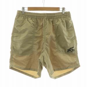 タグ付き OUTDOOR NYLON SHORTS ショートパンツ ハーフ イージー 刺繍 XL ベージュ