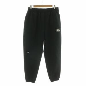 STORM FLEECE PANTS ストームフリースパンツ ジョガー イージー ロゴ刺繍 M ブラック