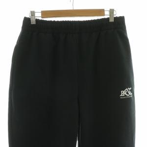 Back Channel STORM FLEECE PANTS ストームフリースパンツ ジョガー イージー ロゴ刺繍 M ブラック