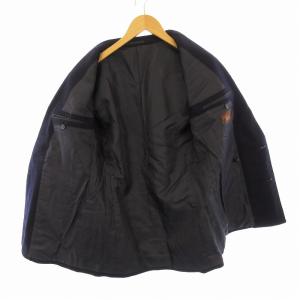 YVES SAINT LAURENT テーラードジャケット ブレザー ダブル C90-W74-T170 紺 ネイビー 33715 /EE