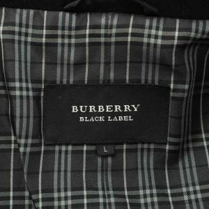 BURBERRY BLACK LABEL ピーコート Pコート 裏地チェック アウター ウール L 紺 ネイビー BMP31-352-29 /AN37