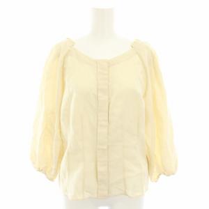 21SS ブラウス カットソー 長袖 バルーンスリーブ 40 ベージュ M5M10-346-02 /YT