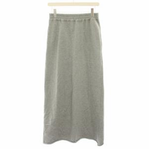 22AW スウェットマキシスカート ロング フレア イージー グレー 22060500808030 /YT