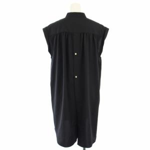 JOURNAL STANDARD L'ESSAGE 22SS シャツ ブラウス ノースリーブ バンドカラー ブラック 22050370020020 /TK