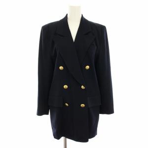 テーラードジャケット ダブル ブレザー 紺ブレ 金ボタン 38 紺 ネイビー 3310 /YT