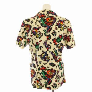 FENDI ROMA 365 テーラードジャケット 半袖 総柄 42 マルチカラー /EE