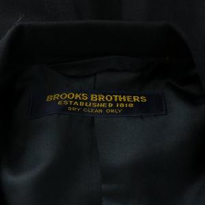 Brooks Brothers テーラードジャケット ブレザー アウター 背抜き シングル 金ボタン ウール 39 紺 ネイビー /BB