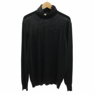 ニット セーター タートルネック XXL ブラック