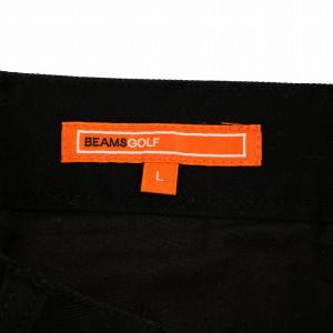 BEAMS GOLF ORANGE LABEL ストレッチ スリムパンツ ジップフライ L 黒 82-23-0365-639