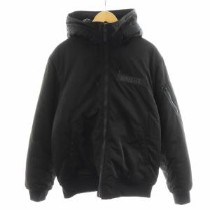 中綿ジャケット ロゴ フード アウター XL 黒 ブラック 783-4252050 /AN33