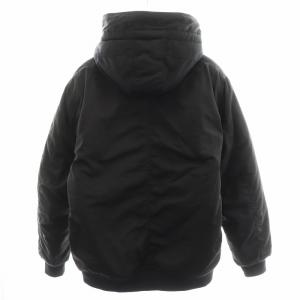 AVIREX 中綿ジャケット ロゴ フード アウター XL 黒 ブラック 783-4252050 /AN33