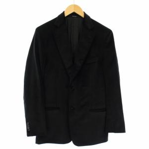 SILKSKIN テーラードジャケット ベロア 48C 黒 16VCT0 /TK