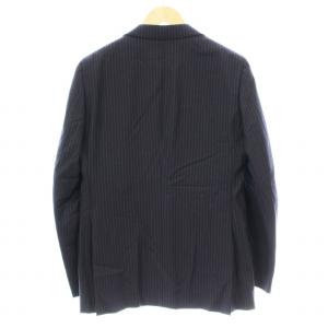 Ermenegildo Zegna スーツ セットアップ ストライプ ウール ジャケット パンツ 46 ネイビー 濃紺 /G