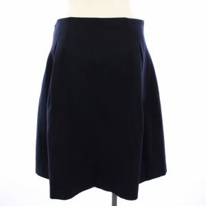 JIL SANDER スカート ひざ丈 フレア ネイビー 720026 WF57700841 /TK