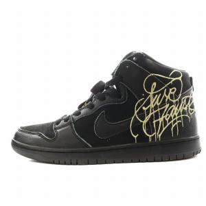 × ファウスト Faust ダンク ハイ Dunk High Black and Metallic Gold