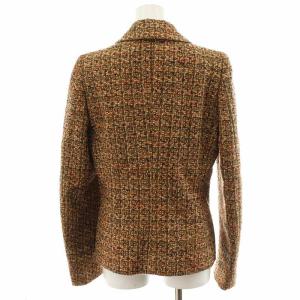 LOEWE テーラードジャケット ツイード 40 ブラウン