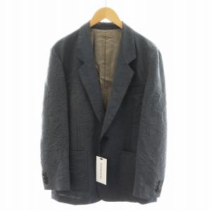 DIET BUTCHER セットアップ テーラードジャケット シングル パンツ スラックス シワ加工 1 グレー D191J227