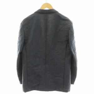 DIET BUTCHER セットアップ テーラードジャケット シングル パンツ スラックス シワ加工 1 グレー D191J227