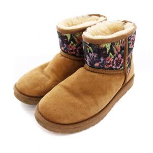ムートンブーツ ショート クラシック ミニ フローラル グランジ CLASSIC MINI FLORAL