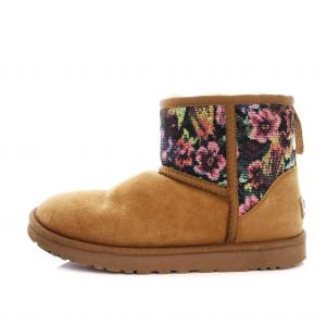 UGG australia ムートンブーツ ショート クラシック ミニ フローラル グランジ CLASSIC MINI FLORAL