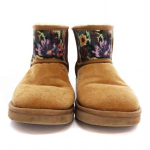 UGG australia ムートンブーツ ショート クラシック ミニ フローラル グランジ CLASSIC MINI FLORAL