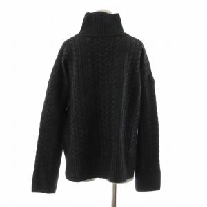 BALLSEY ケーブルニット セーター 長袖 ハイネック S ブラック 11-02-85-02305 /NQ