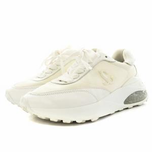 JIMMY CHOO MEMPHIS LACE UP スニーカー 35.5 ホワイト