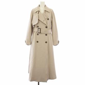トレンチコート ウール アウター ベージュ /TK