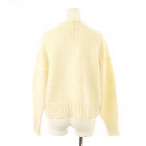 MACPHEE ラムカシミヤ ビルドネックプルオーバー ニット セーター 厚手 長袖 S ベージュ 12-02-24-02311