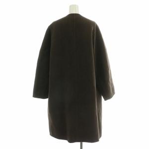 BALLSEY ウールカシミヤダブルフェイスオーバーサイズドコート 36 ブラウン