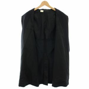 N.HOOLYWOOD チェスターコート アウター ロング 38 黒 ブラック 紺 ネイビー 161-C006 /YT