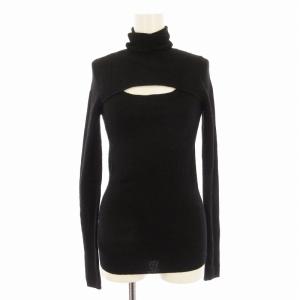STYLING ニット セーター 長袖 タートルネック F 黒 ブラック 16WTNT204041 /EE