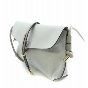 URBAN RESEARCH RODESKO 横型モバイルポシェット ショルダーバッグ フェイクレザー F シルバー XX36-2AW2505