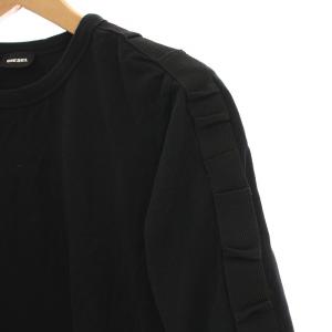 DIESEL T-JUST LS BX3 Tシャツ カットソー クルーネック 長袖 XS 黒 /YM