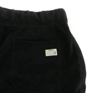 DIESEL タグ付き ショートパンツ ハーフ スウェット イージー プリント M ブラック /NQ