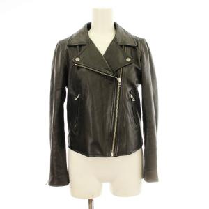 レザーダブルライダース 63-18-0075-690 ジャケット ジップアップ 羊革 0 黒 ブラック