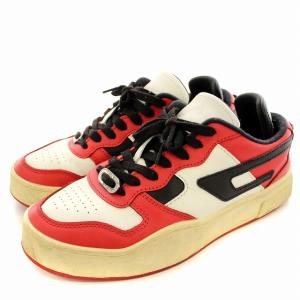 S-UKIYO LOW F21-06 スニーカー 25.5cm 赤 白 /G