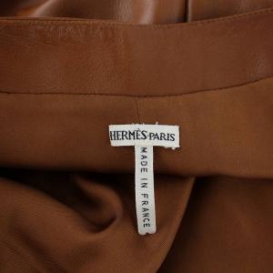 HERMES マルジェラ期 タイトスカート 40 ブラウン