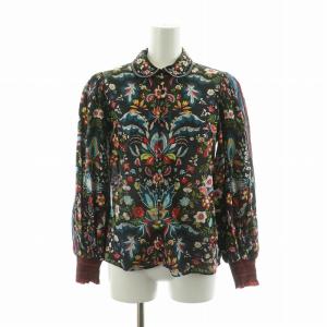 フラワープリントシャツ ブラウス 長袖 S/P マルチカラー CC111P20006 /NQ
