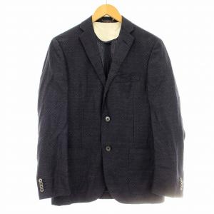 テーラードジャケット X293 ブレザー ウール シングル 46 ネイビー 紺 /G