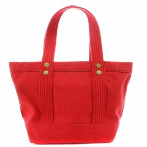 POLO RALPH LAUREN ポロベア トートバッグ ハンドバッグ キャンバス 赤 レッド /AN5