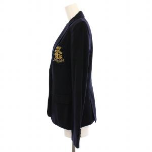RALPH LAUREN テーラードジャケット ブレザー 金ボタン アウター 9 ネイビー BRRLYA2062 /YM