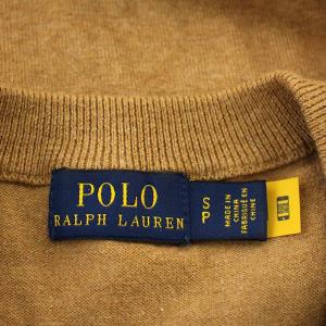 POLO RALPH LAUREN カーディガン ニット 008288C ナイロン混 長袖 S 茶 ブラウン /G