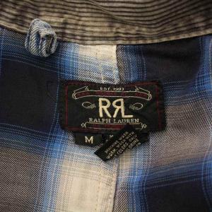 RRL 三ツ星タグ カバーオール 裏地チェック
