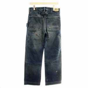 RRL ラルフローレン 282531845001 デニム ペインターパンツ ペイント加工 ジーンズ 27 インディゴ