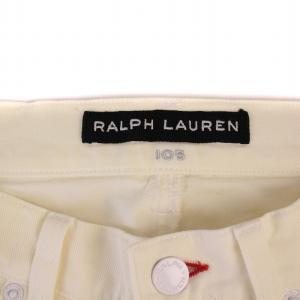 RALPH LAUREN デニムパンツ ジーンズ ジップフライ USED加工 28 白 /BM