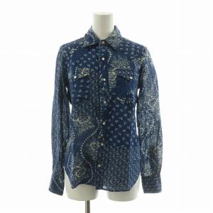 デニムシャツ ブラウス 長袖 XXS ブルー 7954984STYO /NQ