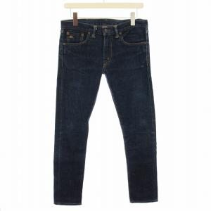 ラルフローレン デニムパンツ ジーンズ ジップフライ スキニー W28 紺 ネイビー WMRRDNMS4P00051